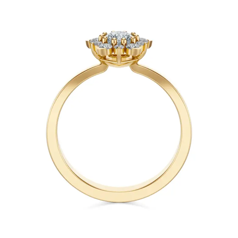 Pierścionek zaręczynowy z diamentami AJPZ_140